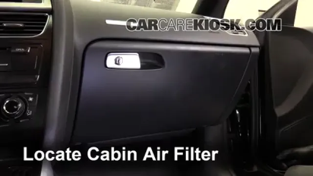 2010 Audi A5 Quattro 2.0L 4 Cyl. Turbo Filtro de aire (interior) Cambio